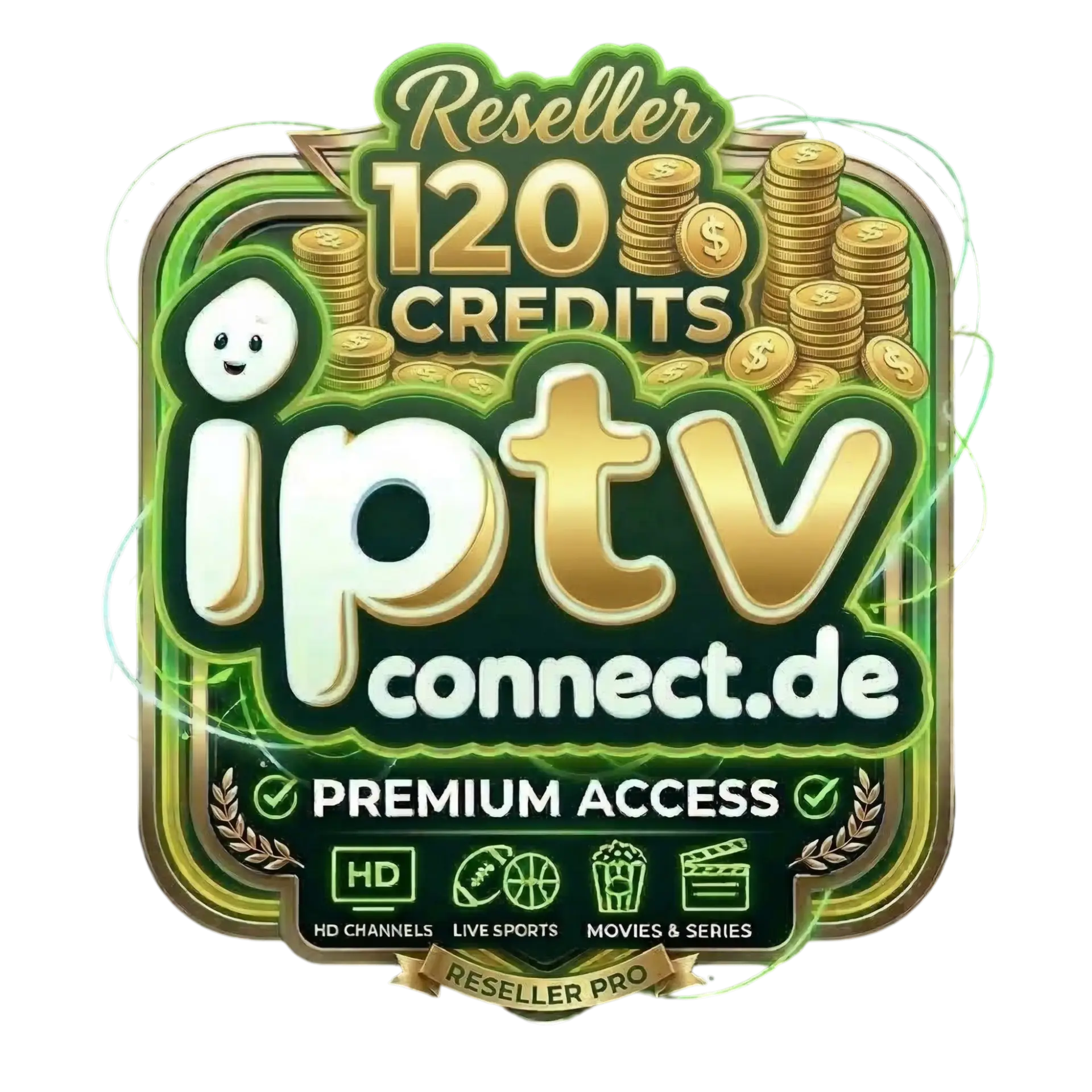 IPTV Reseller Package – 120 Credits