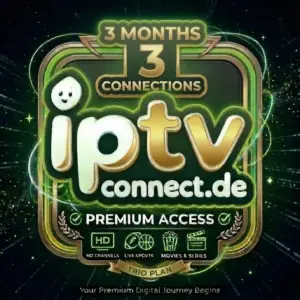 IPTV Subscription 3 Months – 3 Connections (Germany)